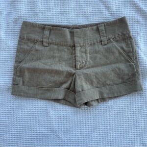 Alice + Olivia Linen Blend Shorts